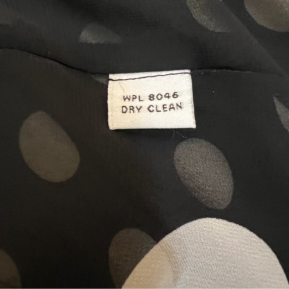 5/$20 Style & Co Silk Polka Dot Bare Shoulder Flowy Top - Picture 9 of 9